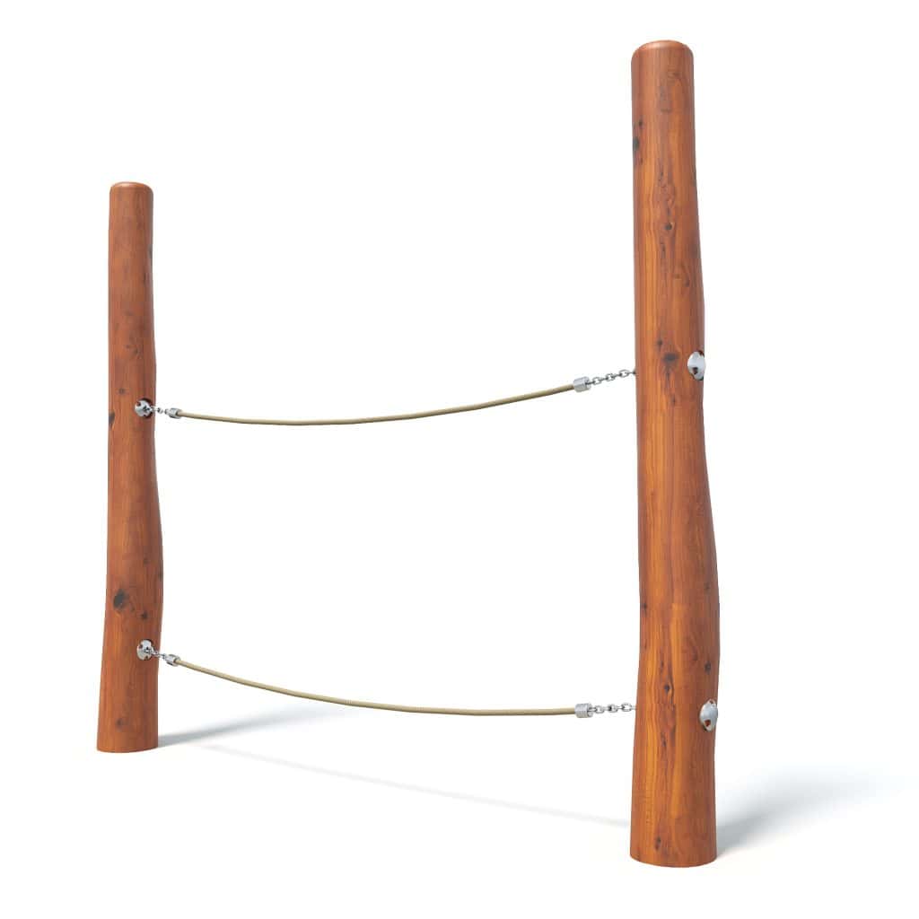 Rugby goal post with wooden posts and metal crossbars, suitable for outdoor sports fields, durable and sturdy, ideal for practicing rugby or playing outdoor sports.