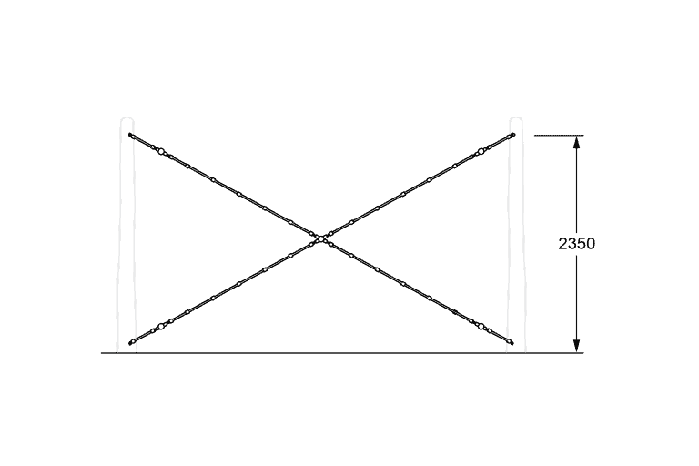 2. Heavy-duty sports net with adjustable height for versatile outdoor volleyball, tennis, and badminton games. Durable framing and high-quality netting ensure long-lasting performance.
