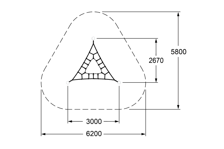 Amusement park playground climbing structure with slides and swings for children safety rubber flooring recreational outdoor fun.