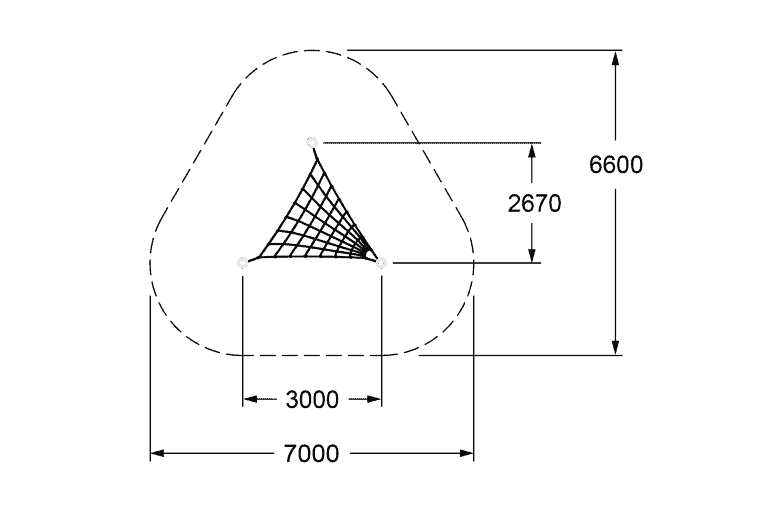 DG Play playground equipment design with dimensions, safety features, and modern structures for children multilevel play zones and recreational areas.
