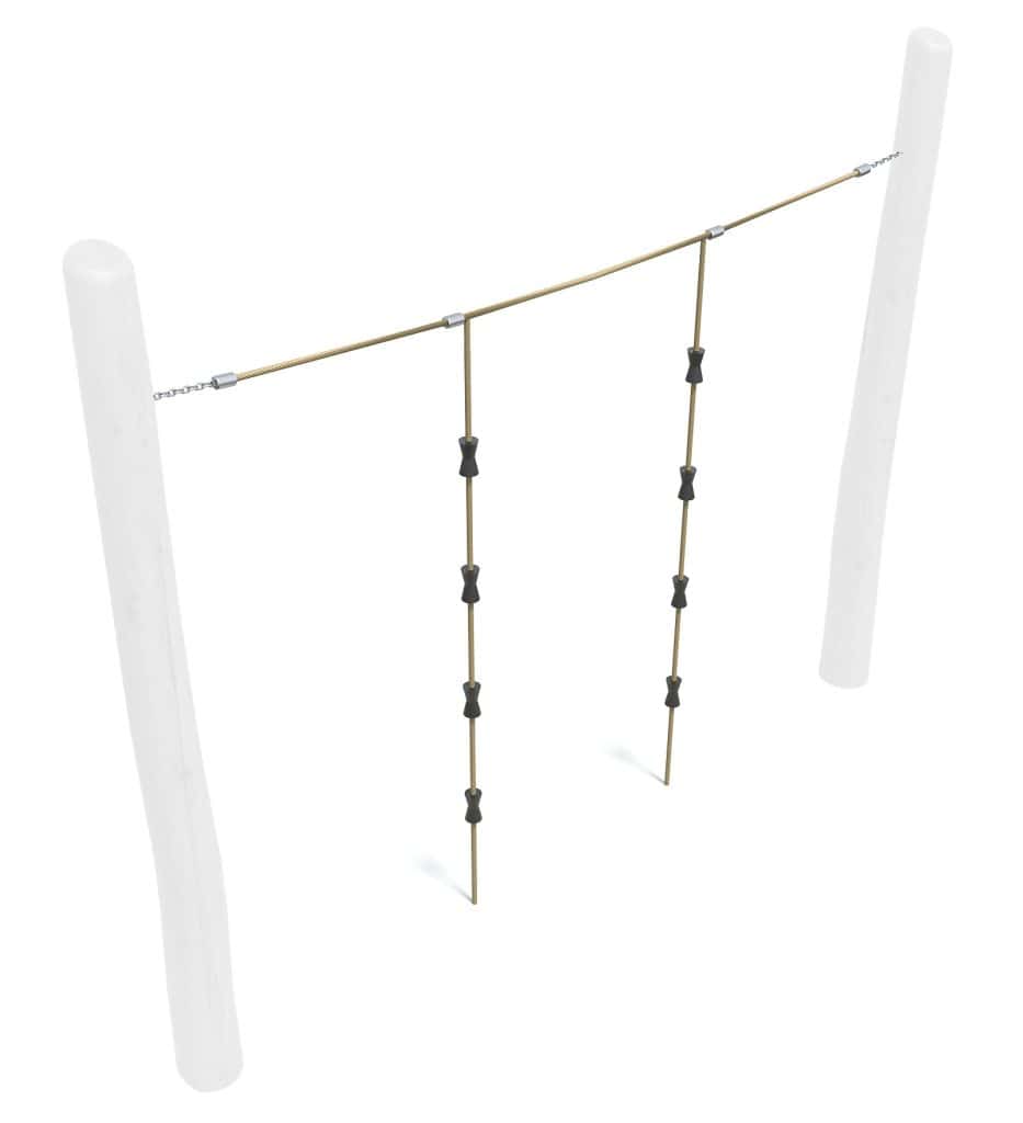 Security playground climbing ropes for kids outdoor adventure play equipment.