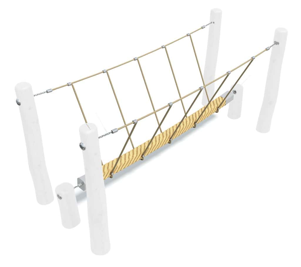 Rope climbing playground equipment for children, durable outdoor playground setup, safety features, suitable for schools and parks, promotes active play and motor skill development.