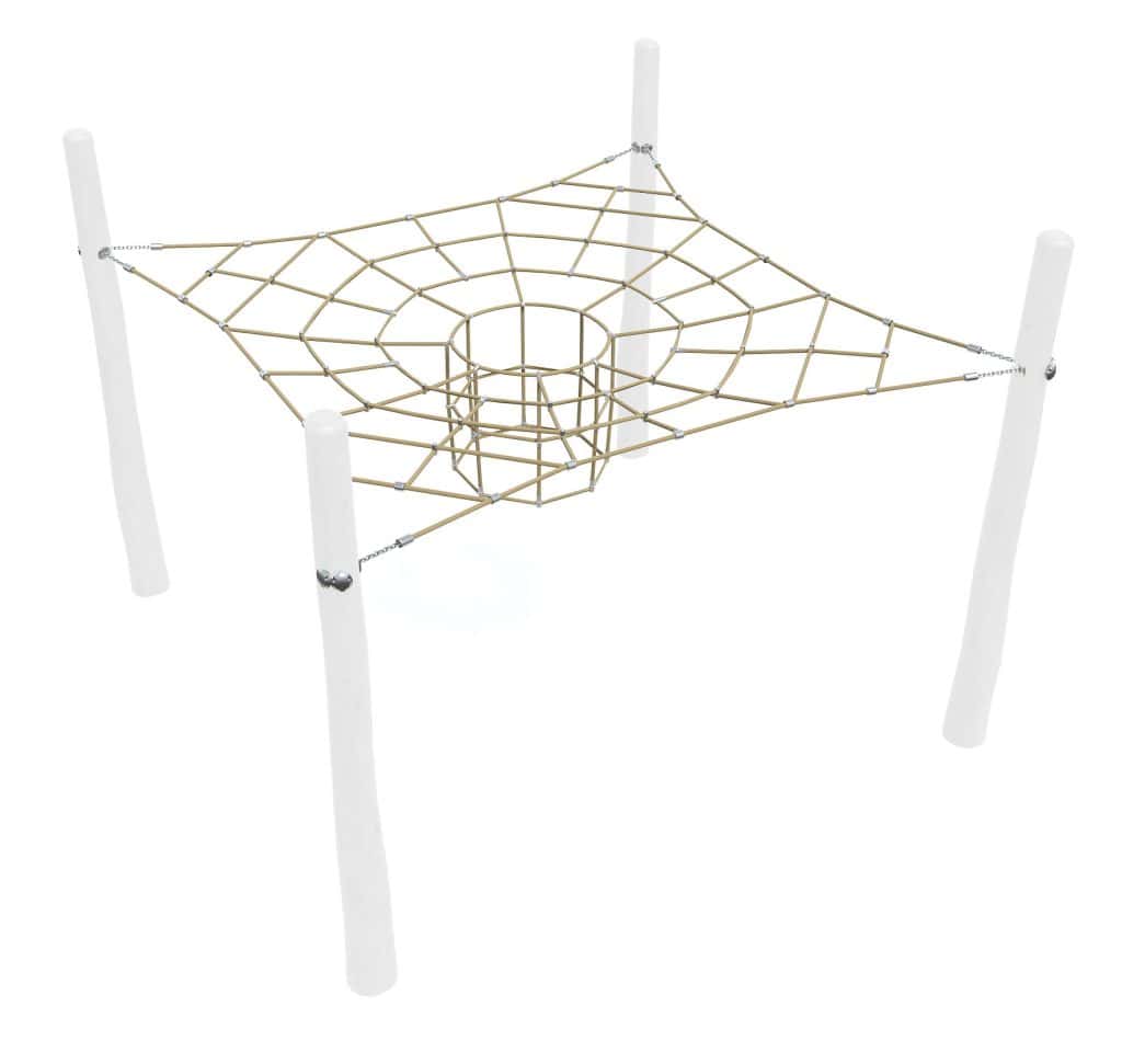 Spiderman Spider Web Climbing Playground Equipment for Kids Outdoor Play Area.