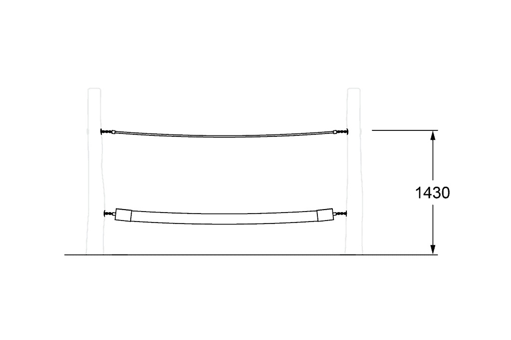 Adjustable outdoor fitness resistance trainer for strength training and muscle building, ideal for fitness enthusiasts seeking versatile workout equipment.