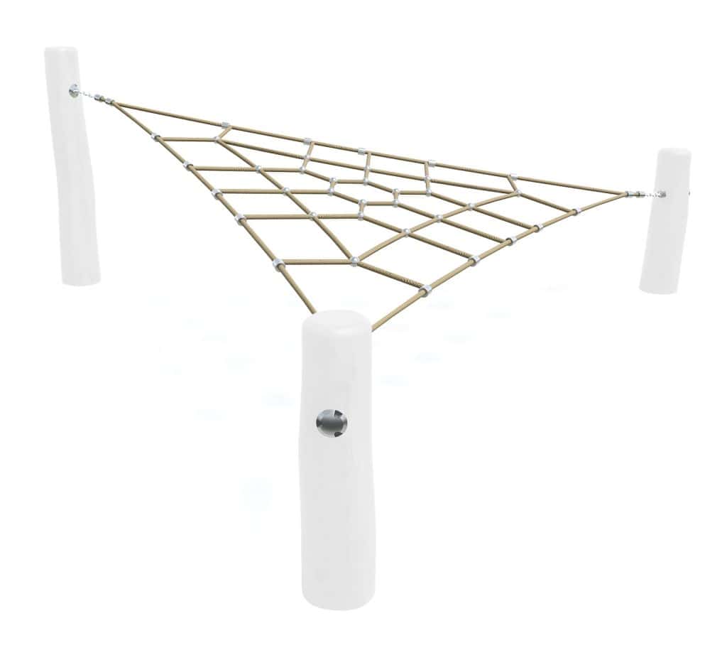 Sturdy rope climbing net for kids outdoor playground equipment, durable safety design, ideal for school and recreational parks.