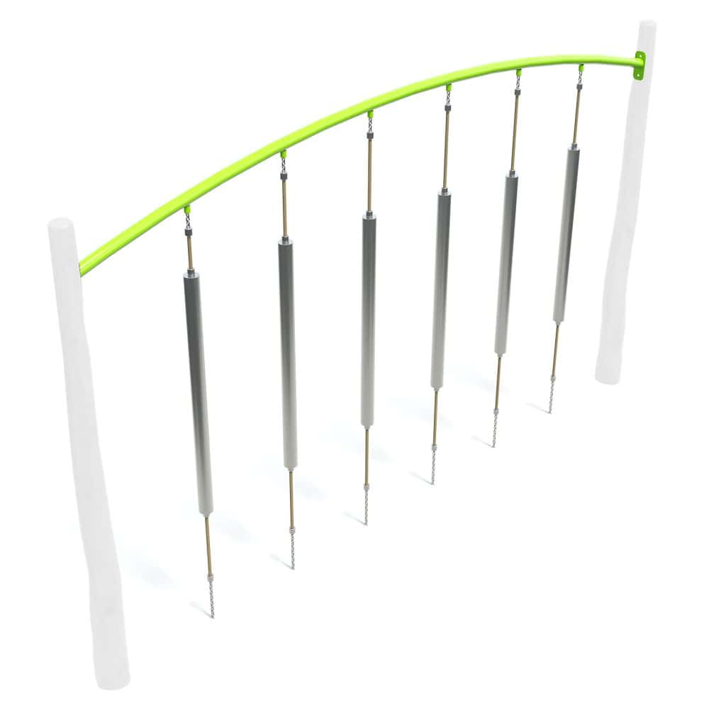 Flexible metal spike ball playground equipment for outdoor play areas, featuring ballistic resistant, anti-impact, and waterproof design, ideal for enhancing children's playground safety and fun.