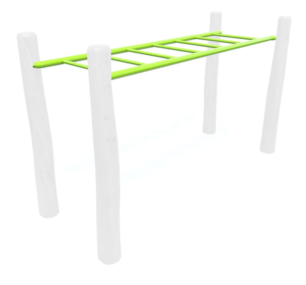 Colorful indoor gym climbing ladder for kids, ideal for developing coordination and motor skills, part of DG Play's play equipment collection. Perfect for school and home play areas.